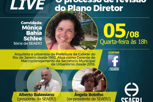 Live O Processo de revisão do Plano Diretor