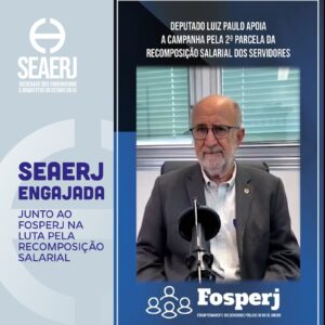 Seaerj engajada junto ao Fosperj na luta pela recomposição salarial
