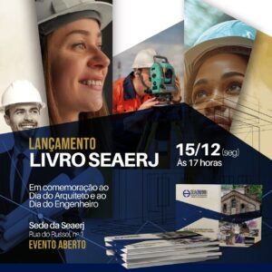 SEAERJ lança livro comemorativo dos 90 anos em evento aberto ao público