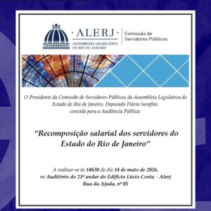 SEAERJ convoca categoria para Audiência Pública na ALERJ sobre recomposição salarial