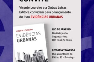 SEAERJ Indica Lançamento do livro Evidências Urbanas, do associado Vicente Loureiro