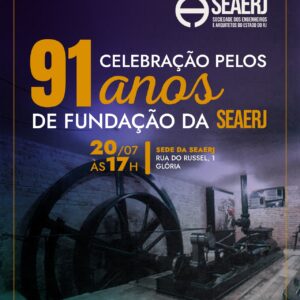 SEAERJ celebra 91 anos de história, compromisso e contribuição ao desenvolvimento do Rio de Janeiro
